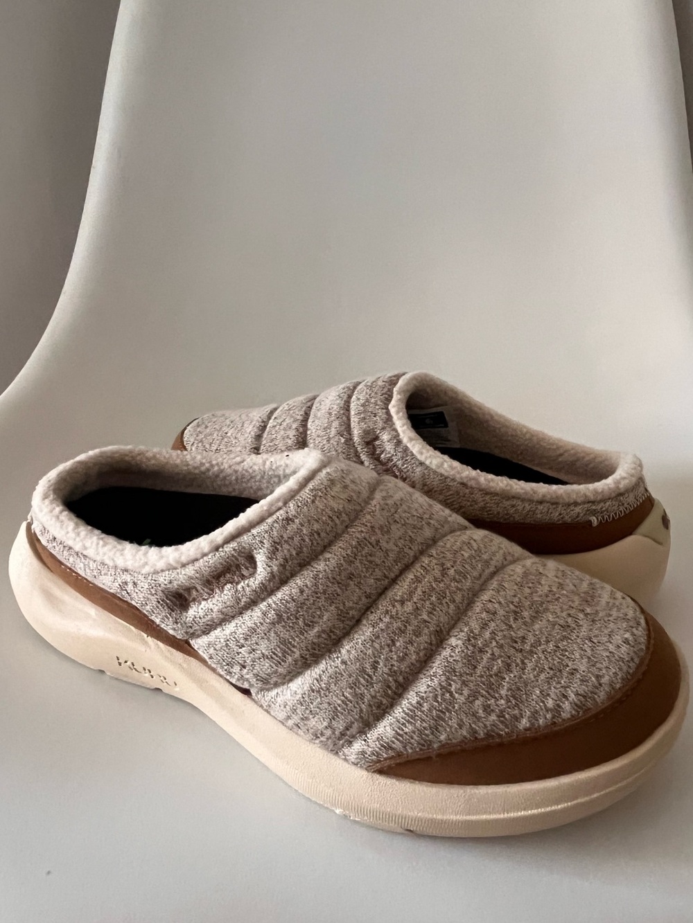 KURU Draft 2 Recovery Mule Slippers Women's Size 6 Medium NWOB Oatmeal Heather - Picture 6 of 16
